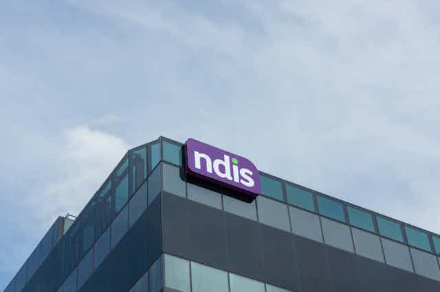ndis signage on modern building
