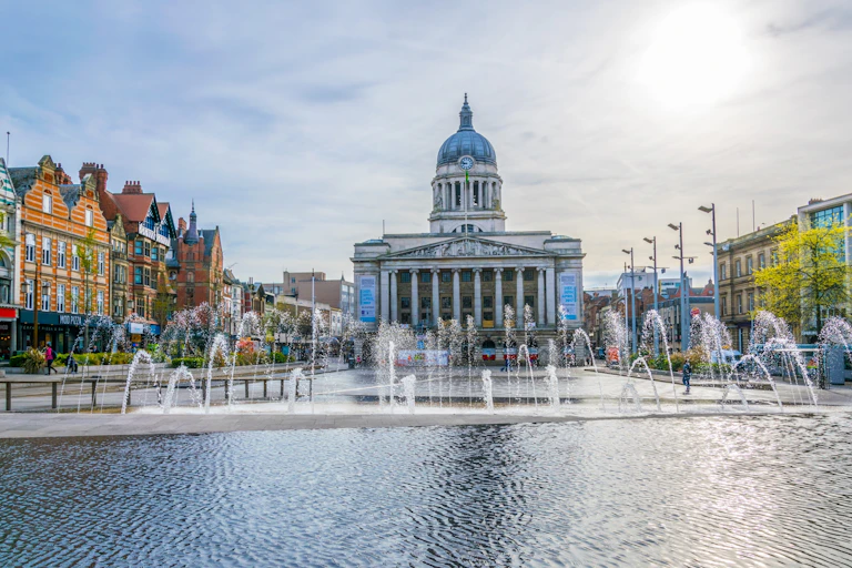 Nottingham town hall.