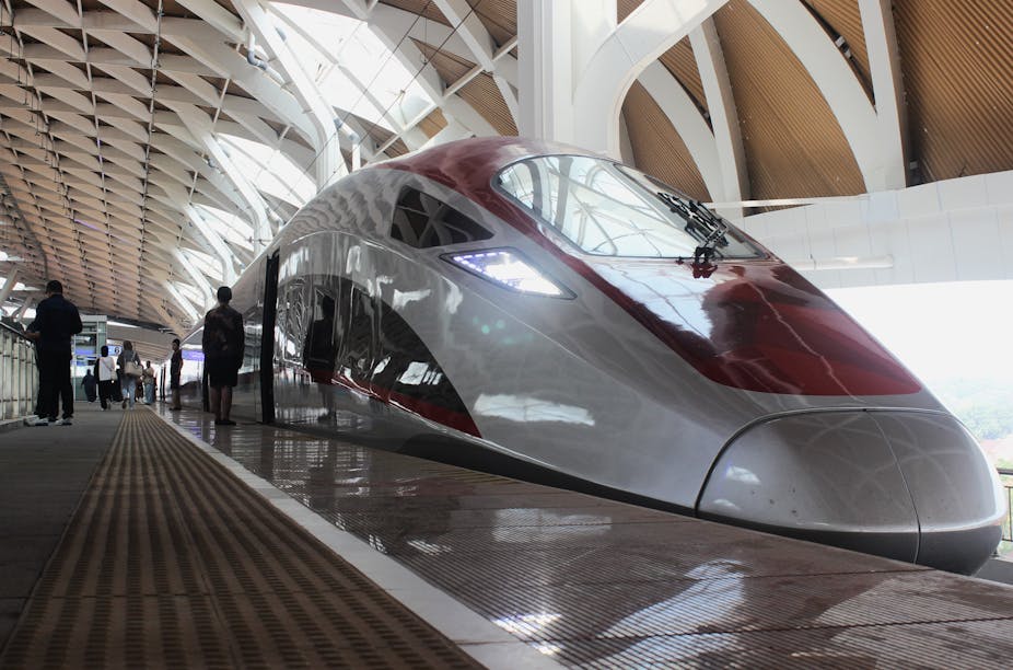 Indonesia's high-speed railway project.