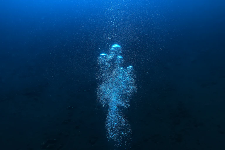 Bubbles underwater