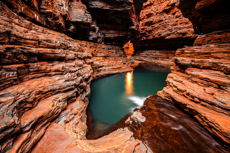 pool of water in the pilbara