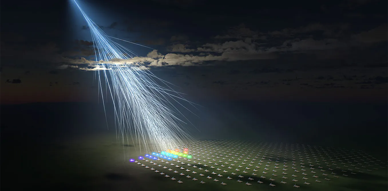 Une nouvelle étude dévoile un rayon cosmique d’ultra-haute énergie échappé de l’Univers extrême Une nouvelle étude dévoile un rayon cosmique d’ultra-haute énergie échappé de l’Univers extrême
