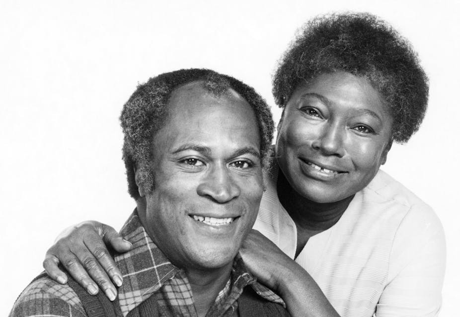 Portrait of a middle-aged Black couple.