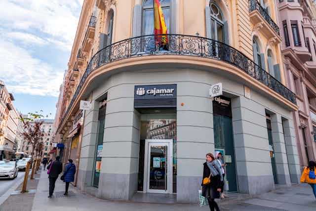 Oficina de Cajamar en Madrid.