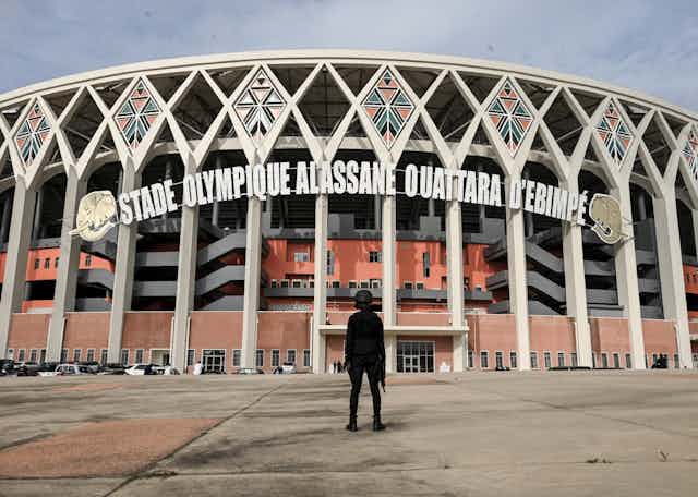 Vue du stade stade Alassane Ouattara d'Abidjan