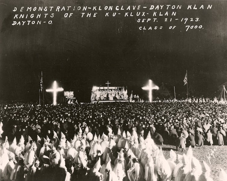 KKK rally in Dayton, Ohio