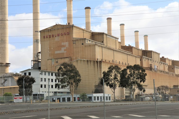 shuttered coal plant in Victoria