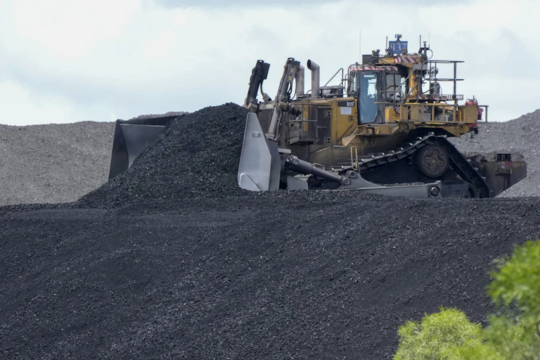 Coal mining near Muswellbrook in the Hunter Valley, NSW.