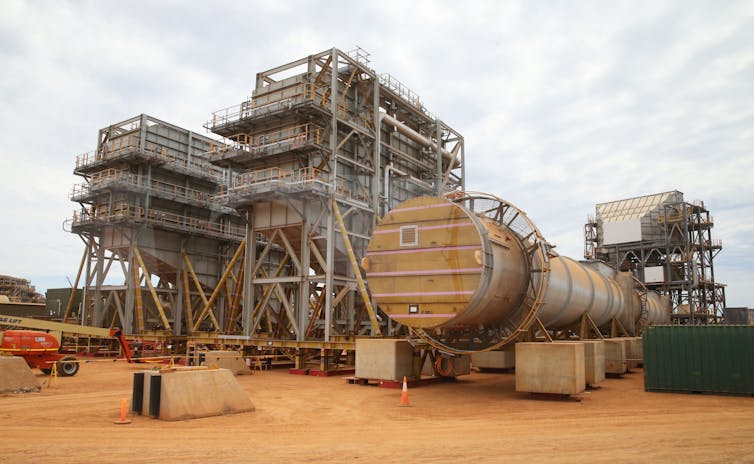 infrastructure for gas project