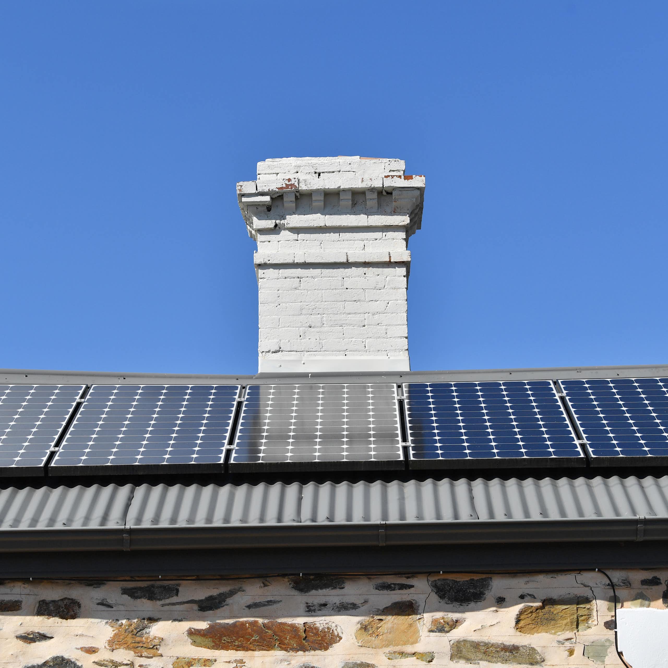 A home rooftop solar system in Adelaide.