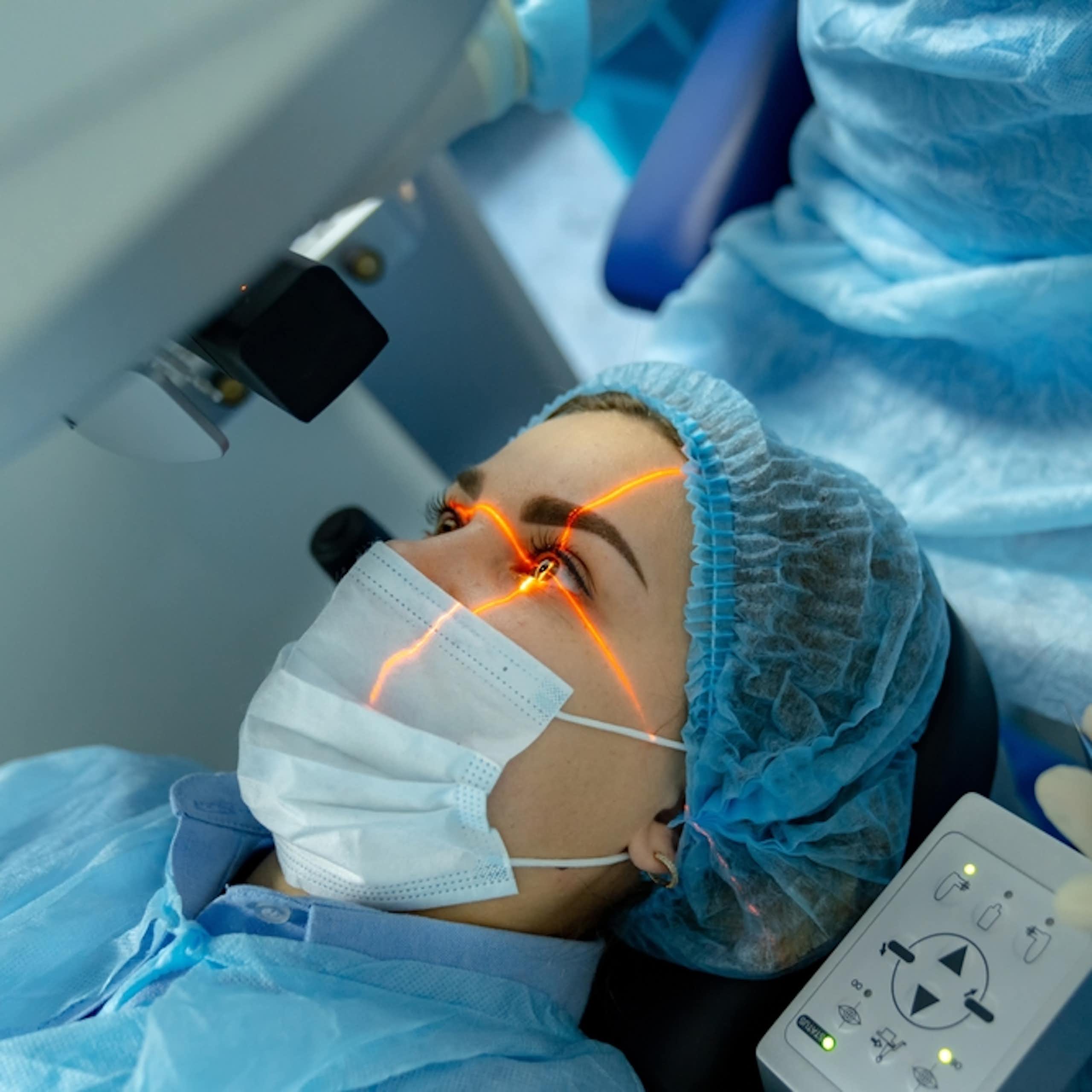 chirurgie au laser de la vision