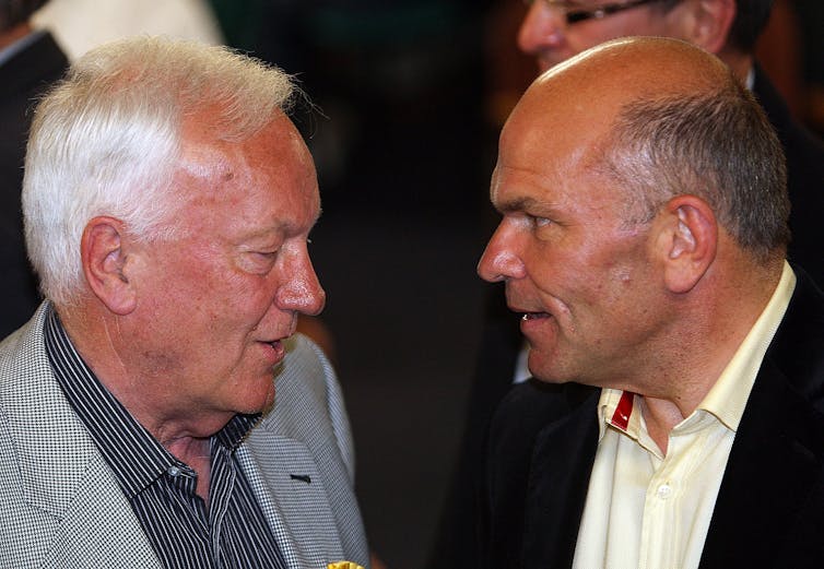 Roger Douglas and Rodney Hide