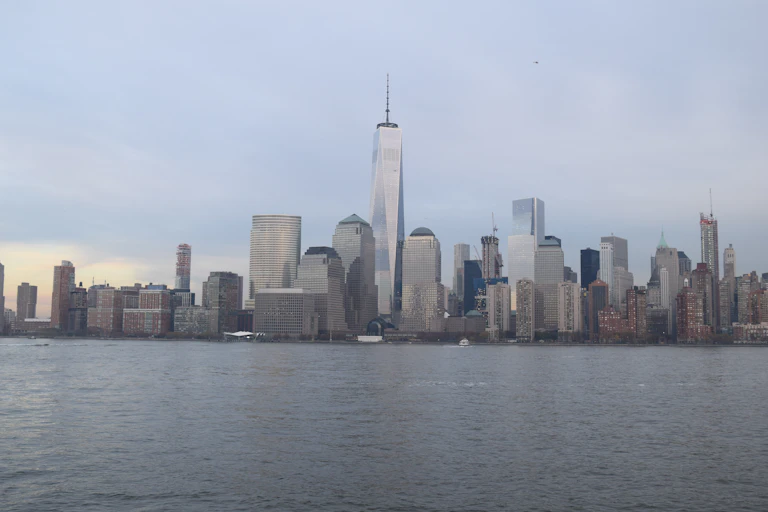 New York City skyline.