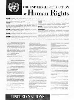 İnsan Hakları Evrensel Beyannamesi belgesi
