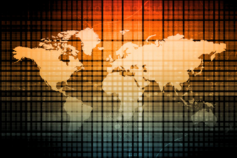 A map of the world