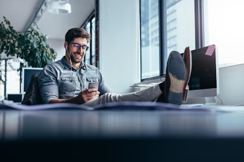 Using your phone at work can help to balance your home life – new research