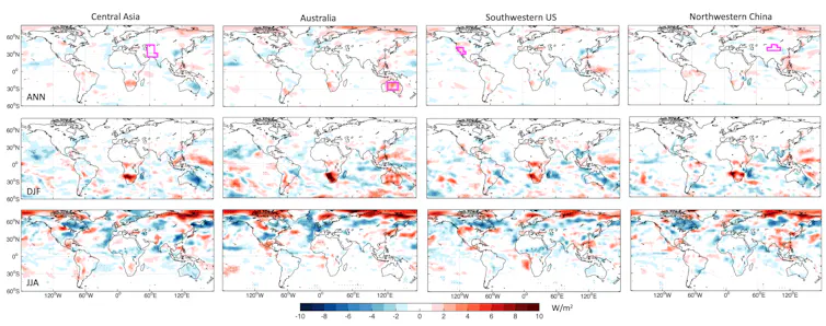 Annotated world maps