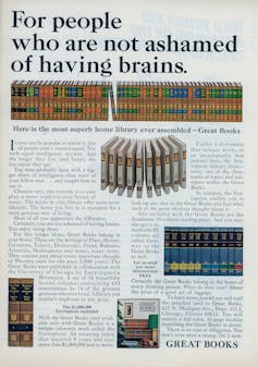 A vintage magazine advertisement in colour.