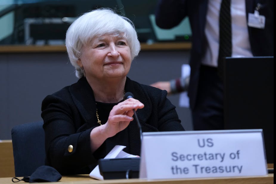 US treasury secretary Janet Yellen.