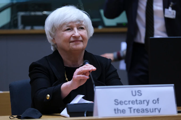 US treasury secretary Janet Yellen.