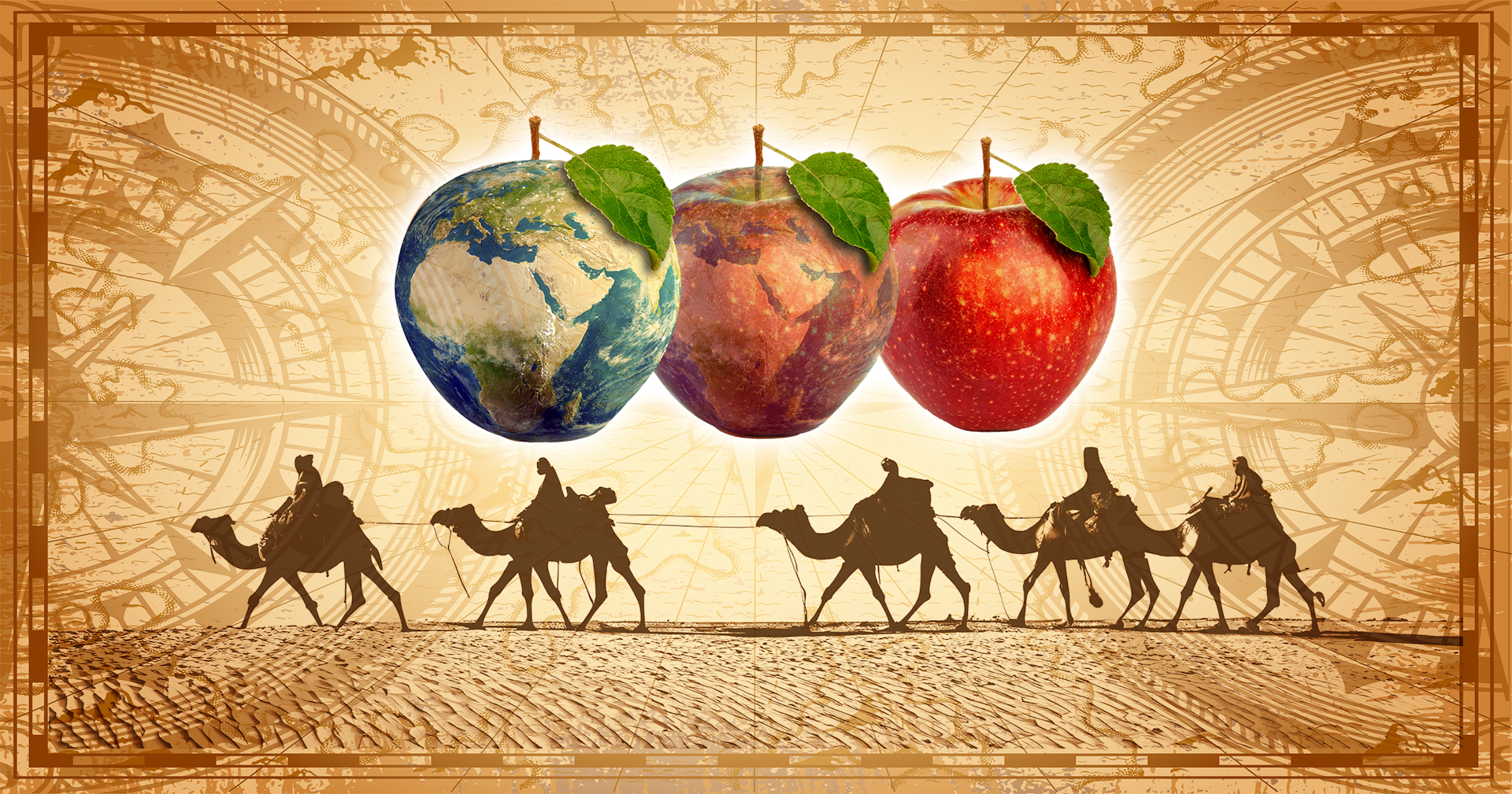 El fascinante viaje intercontinental de las manzanas