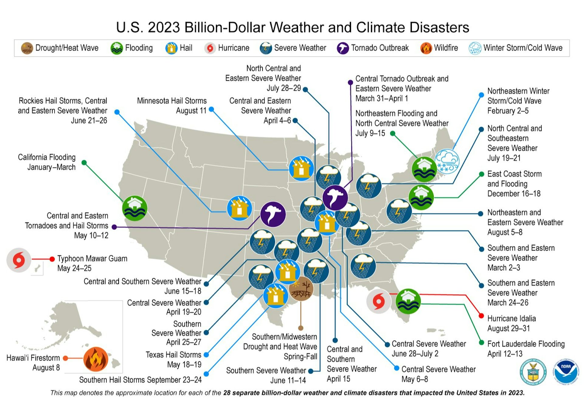 Billion-dollar Weather And Climate Disasters Broke U.S. Record In 2023 ...