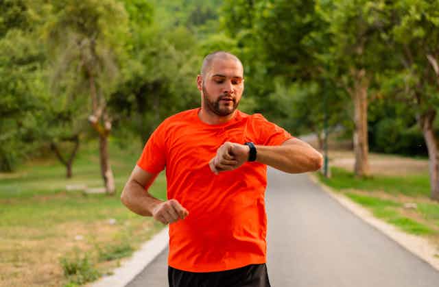 Running fitness tracker sales