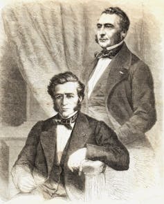 Portrait des frères Émile et Isaac Pereire