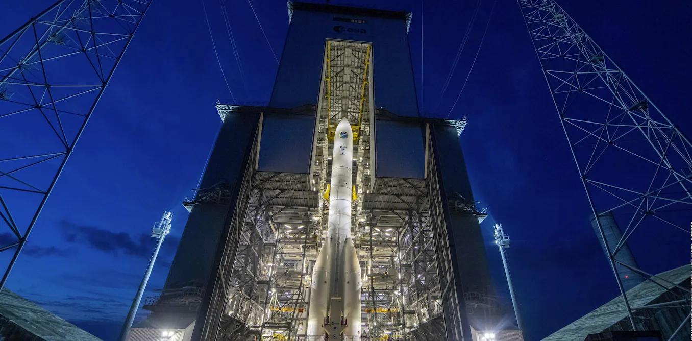 La fusée Ariane 6 en route vers son premier lancement La fusée Ariane 6 en route vers son premier lancement