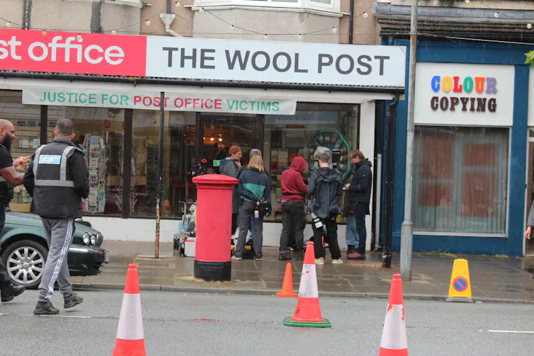 A film set on a Welsh high street.