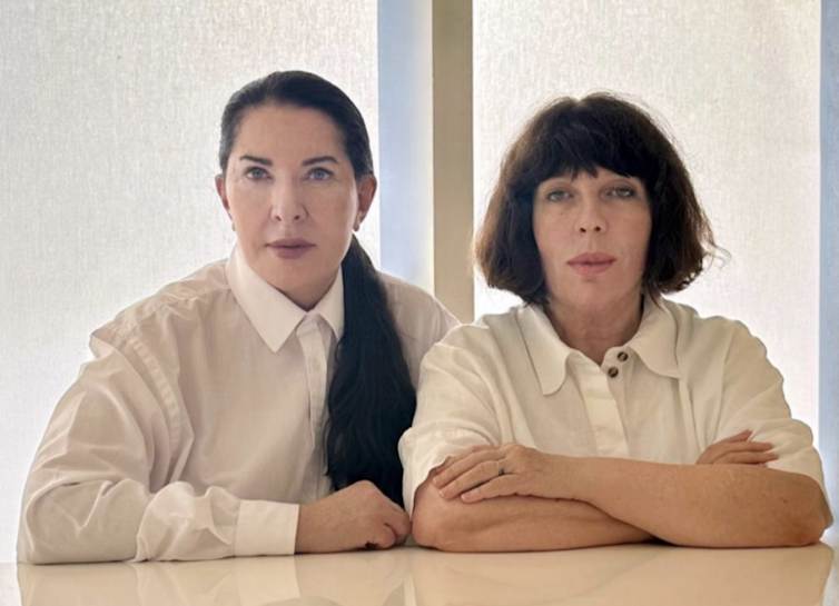 Marina Abramović and Dr Nonna Brenner
