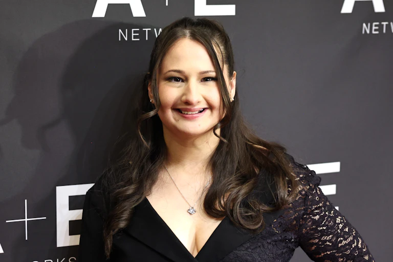 Gypsy Rose Blanchard smiles at a press event