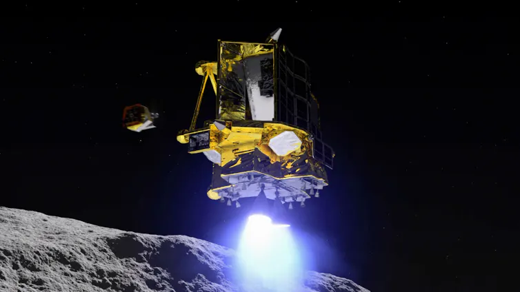 rover en cours de déploiement