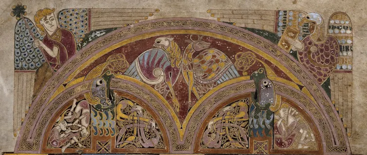 Detail from The Book of Kells, folio 291v.