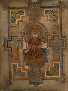 Detail from The Book of Kells, folio 291v.
