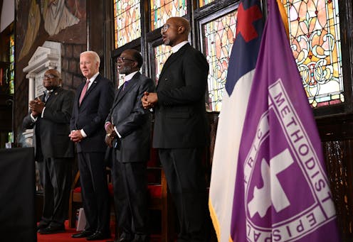 Biden is campaigning against the Lost Cause and the ‘poison’ of white supremacy in South Carolina