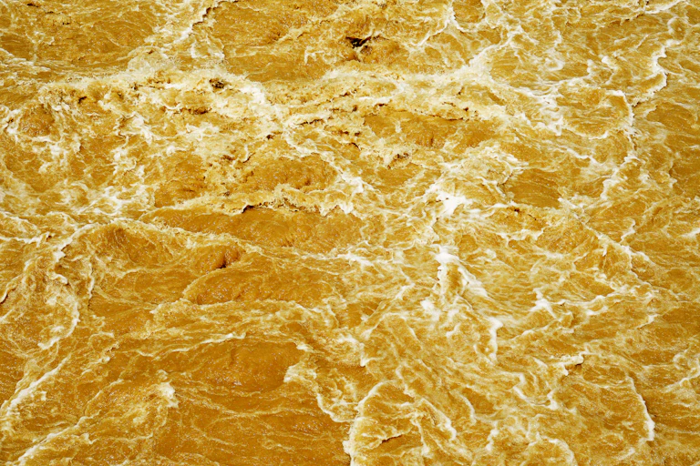 floodwater closeup