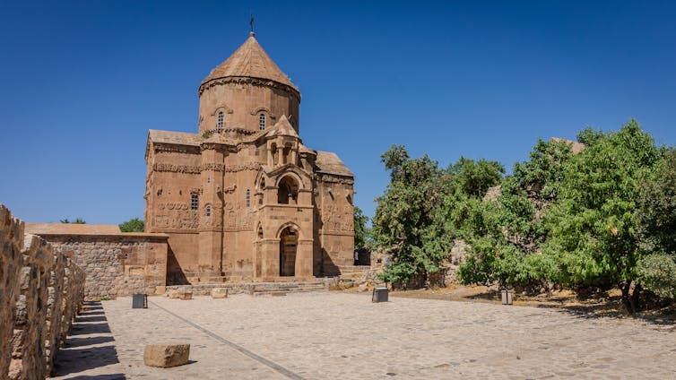 The Cathedral of the Holy Cross, at Lake Van, Turkey.