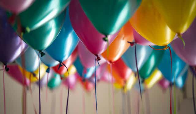 Colourful balloons 