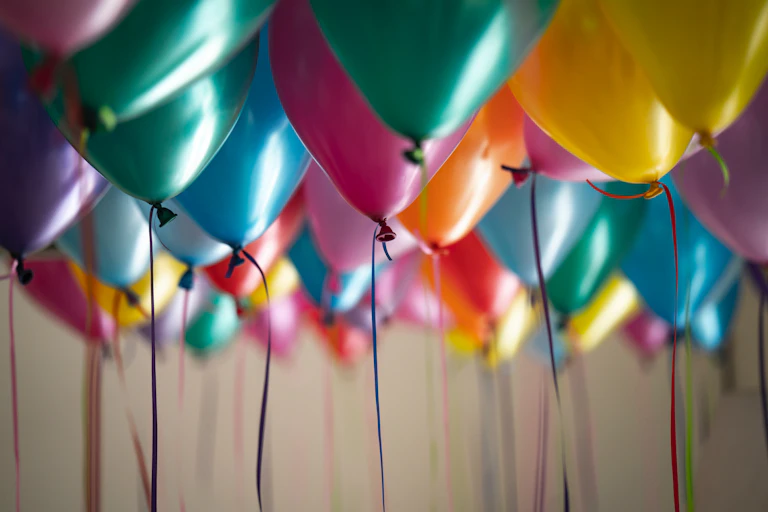 Colourful balloons