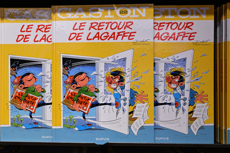 Photo de couverture du nouvel album de Gaston Lagaffe