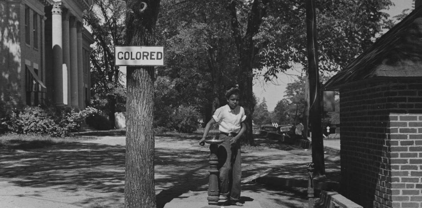 Separate water fountains for Black people still stand in the South – thinly veiled monuments to the long, strange, dehumanizing history of segregation