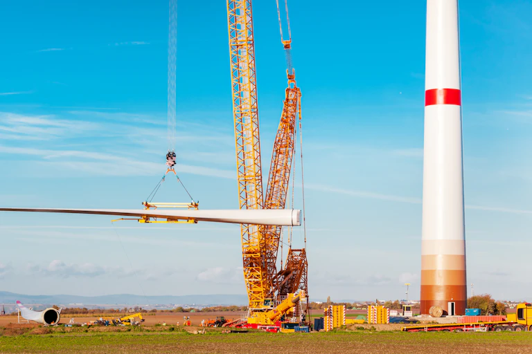 wind turbine built