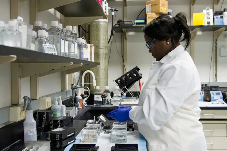 Scientist in a lab
