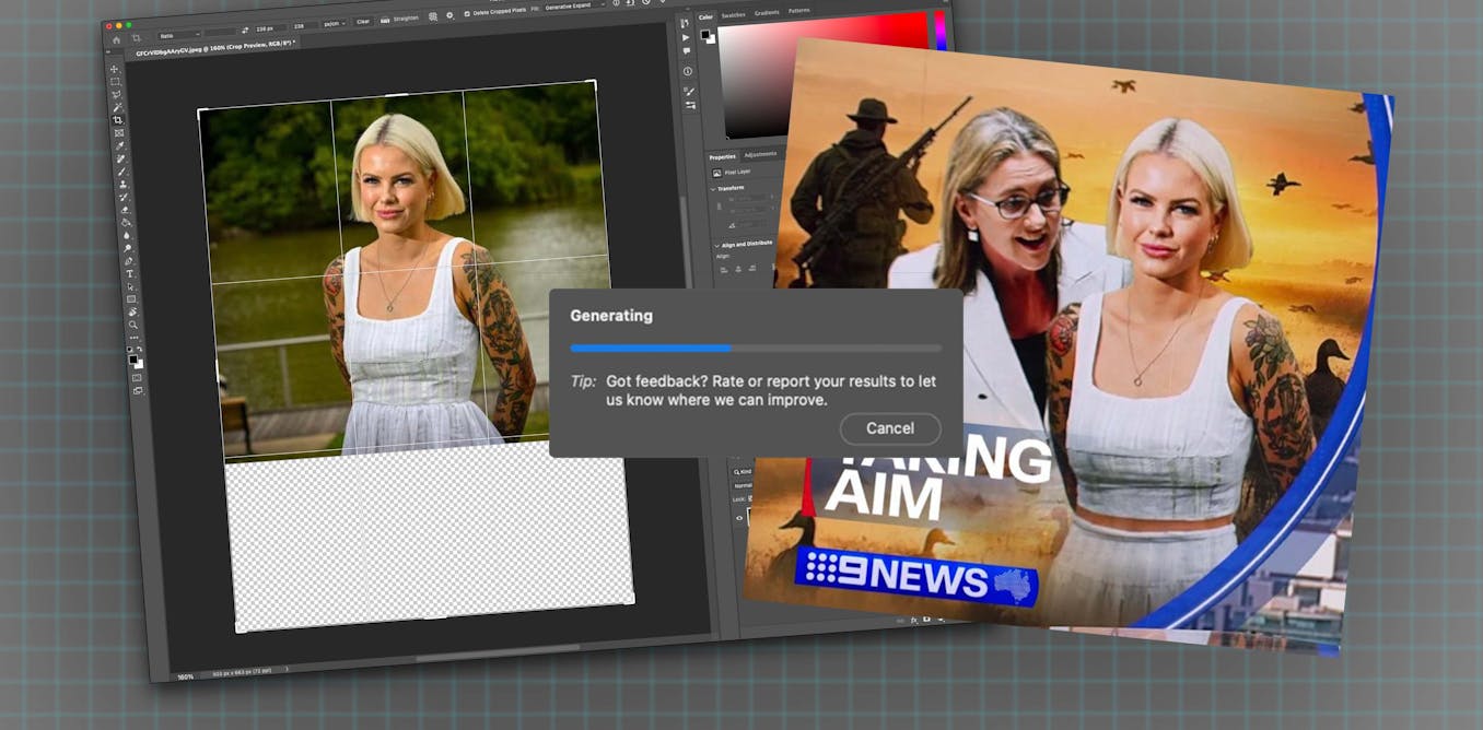 Nine was slammed for ‘AI editing’ a Victorian MP’s dress. How can news media use AI responsibly?