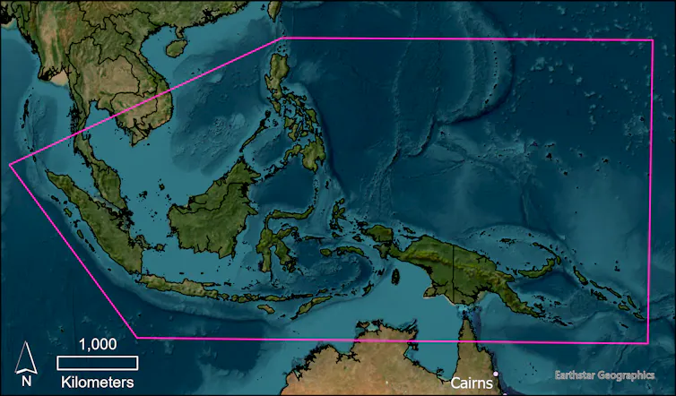 map of the maritime continent