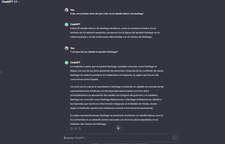 Conversación con ChatGPT donde se demuestra comprensión de la famosa frase