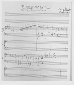 Partitura manuscrita.