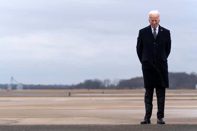 Joe Biden stands by 