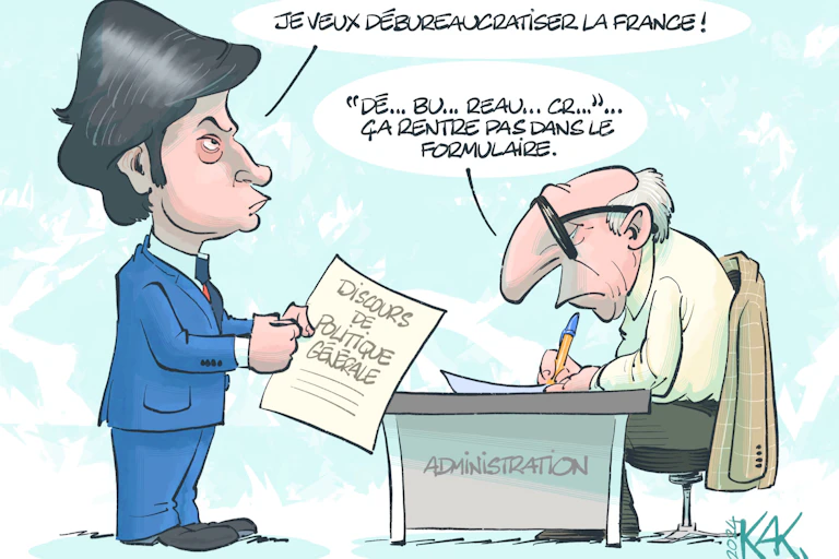 Kak (France) Cartooning for Peace, janvier 2024.